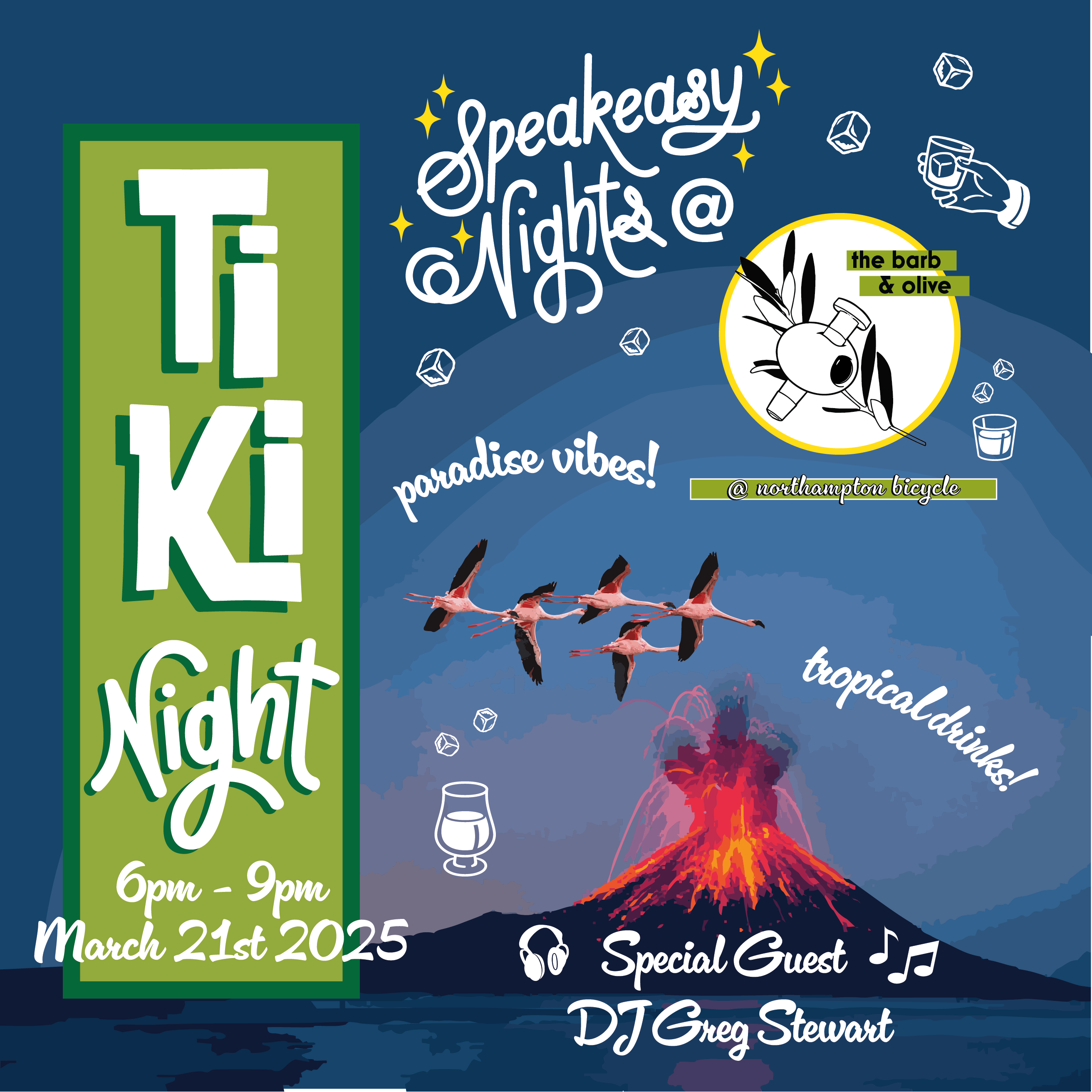 Speakeasy Nights: Tiki Night featuring DJ Greg Stewart 🌴