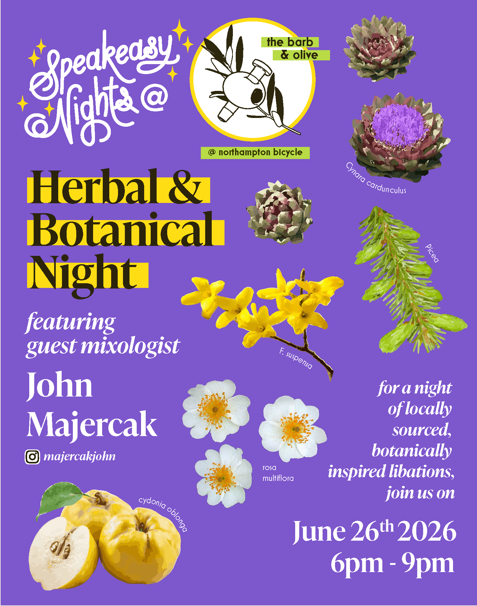 6/26 6-9pm Speakeasy Nights: Botanical Series